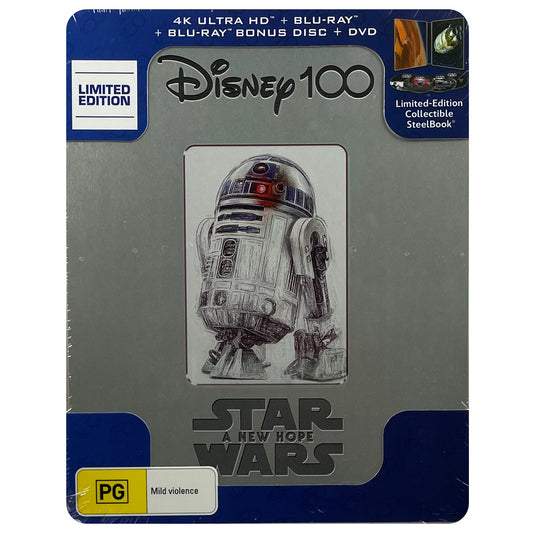 Star Wars: Episode IV - A New Hope 4K Steelbook (Disney 100 Release)