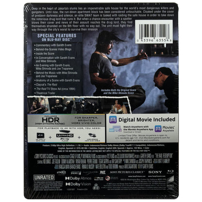 The Raid: Redemption 4K + Blu-Ray Steelbook