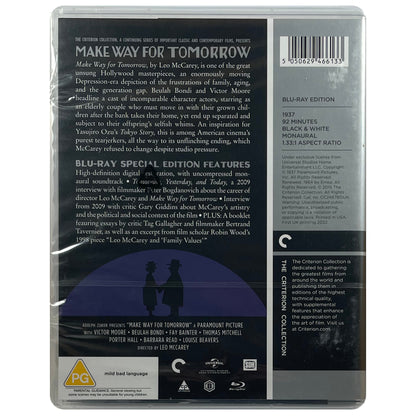 Make Way for Tomorrow (Criterion Collection) Blu-Ray