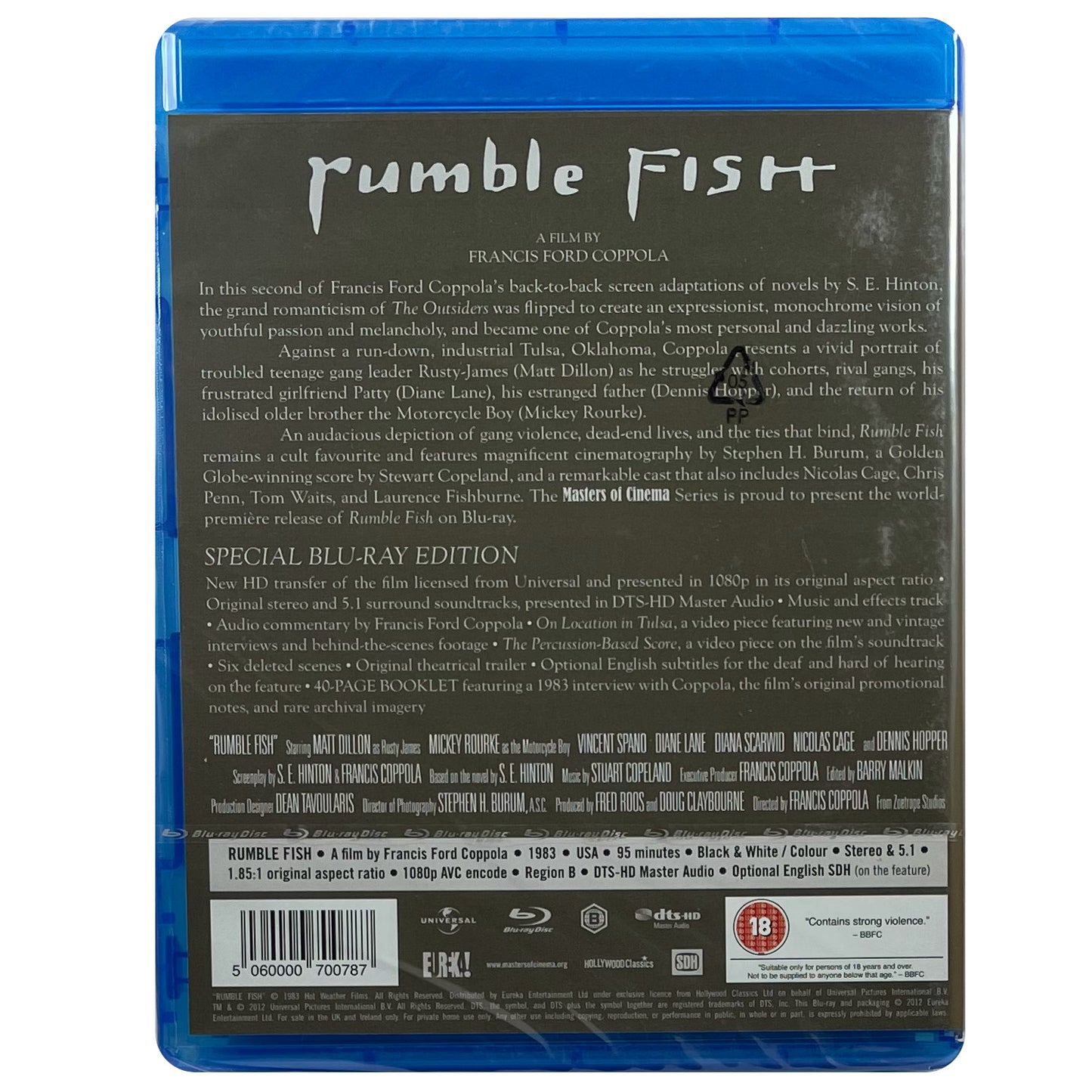 Rumble Fish (Masters of Cinema #42) Blu-Ray