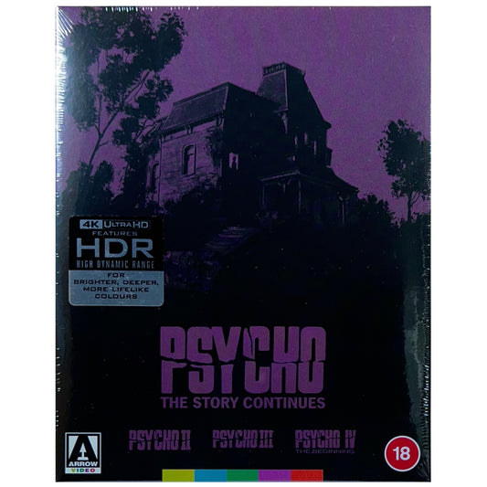 Psycho - The Story Continues 4K Ultra-HD Blu-Ray Box Set