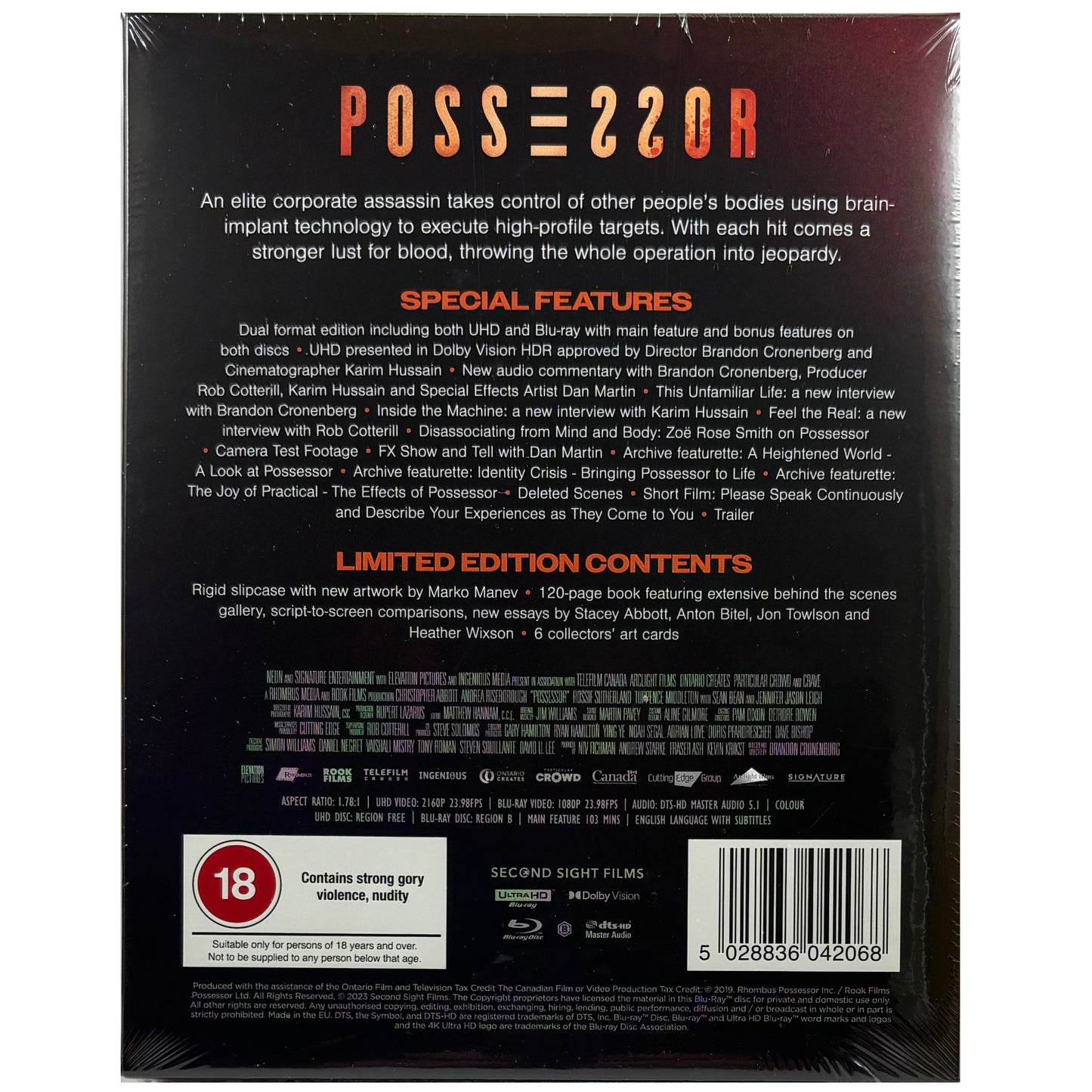 Possessor 4K Ultra HD + Blu-Ray - Limited Edition