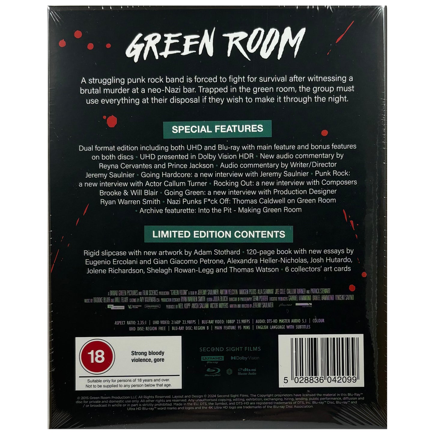 Green Room 4K Ultra HD + Blu-Ray - Limited Edition