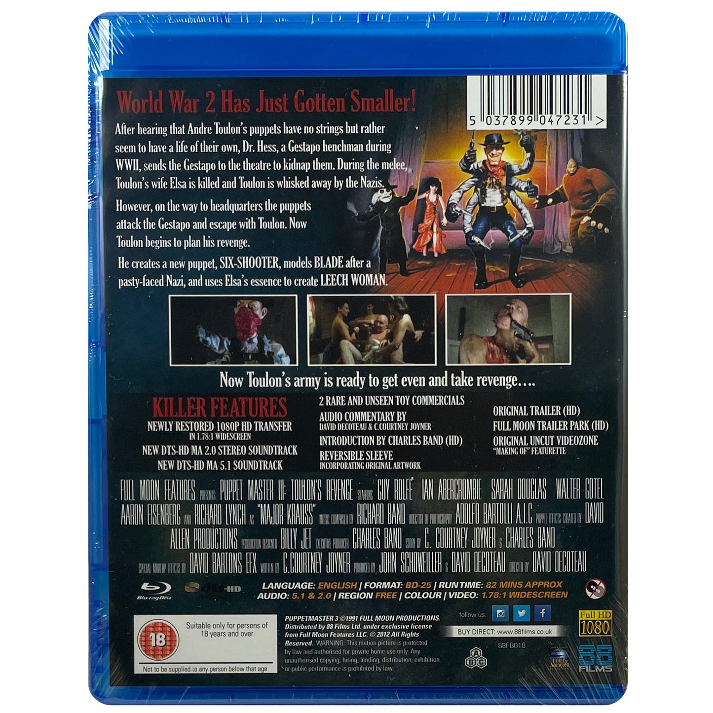 Puppet Master III: Toulon's Revenge Blu-Ray