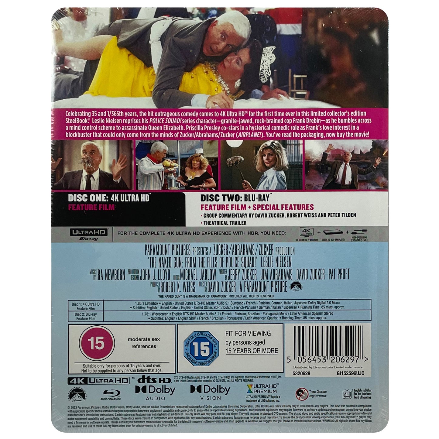 The Naked Gun: From the Files of Police Squad! 4K Steelbook