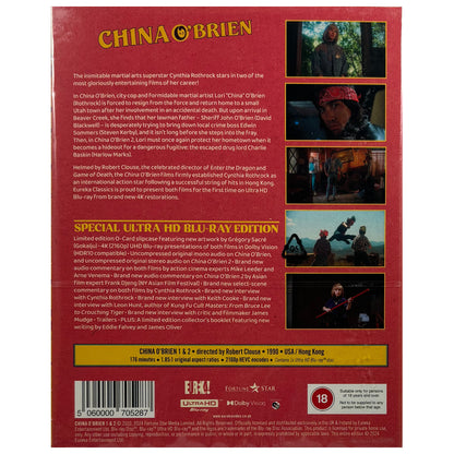 China O’Brien 1 and 2 4K Ultra-HD + Blu-Ray - Limited Edition