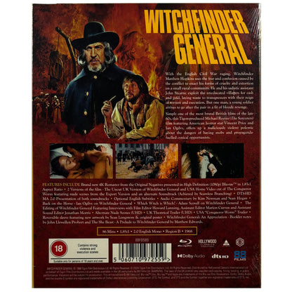 Witchfinder General Blu-Ray - Limited Edition