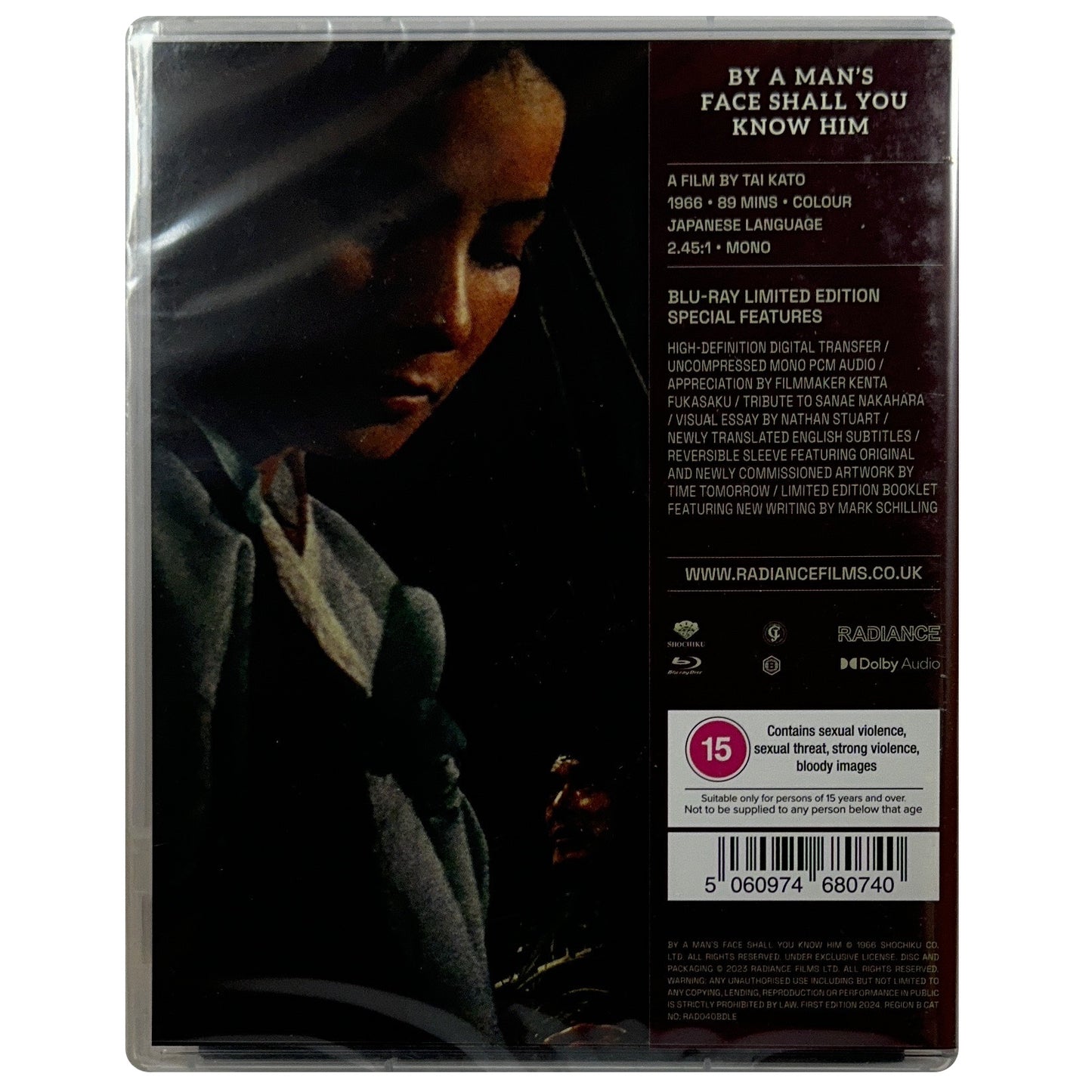 By a Man's Face Shall You Know Him Blu-Ray - Limited Edition