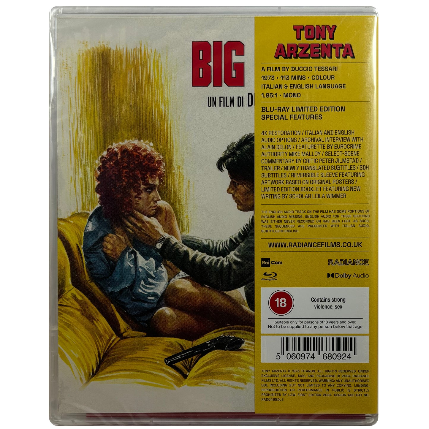 Tony Arzenta Blu-Ray - Limited Edition