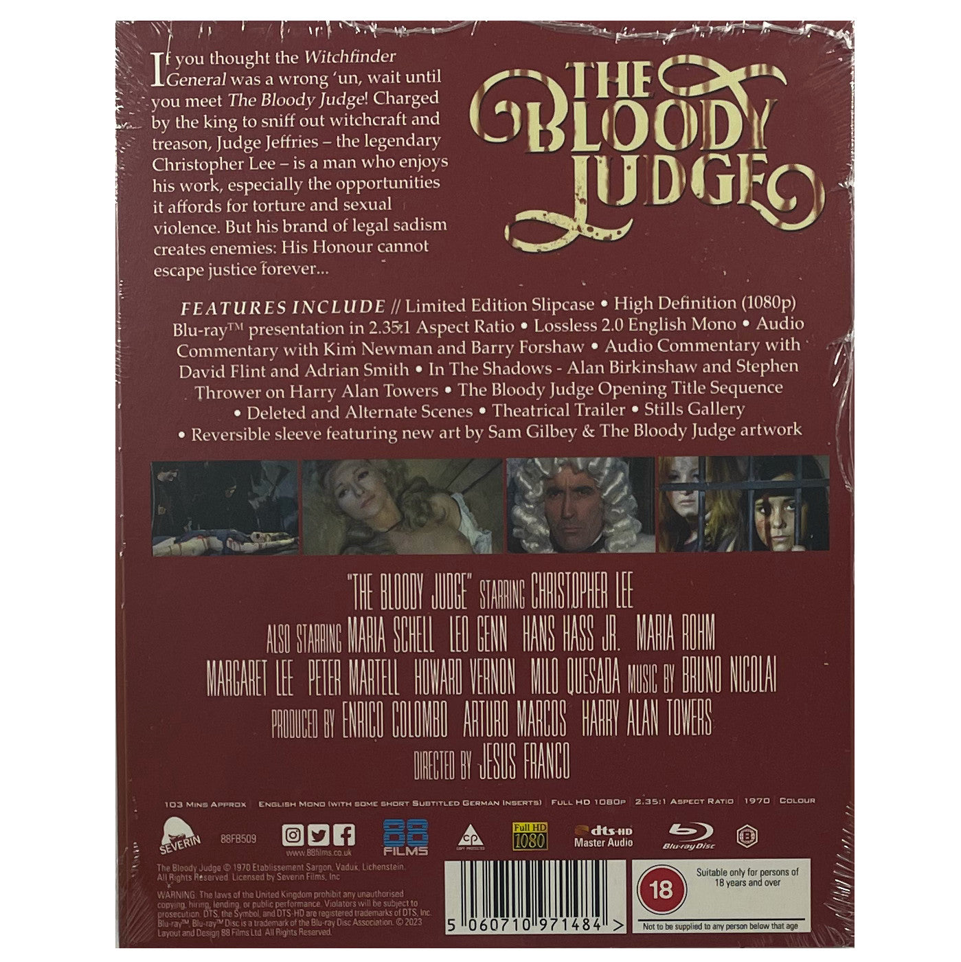 The Bloody Judge Blu-Ray