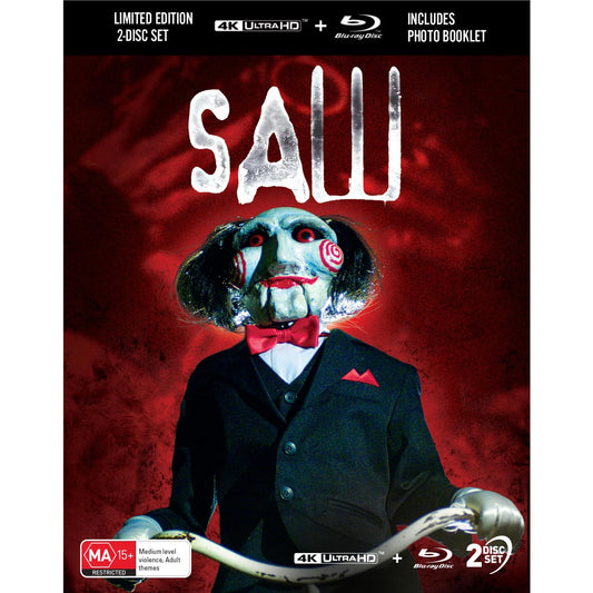 Saw 4K Ultra-HD + Blu-Ray – Limited Edition 3D Lenticular Hardcase