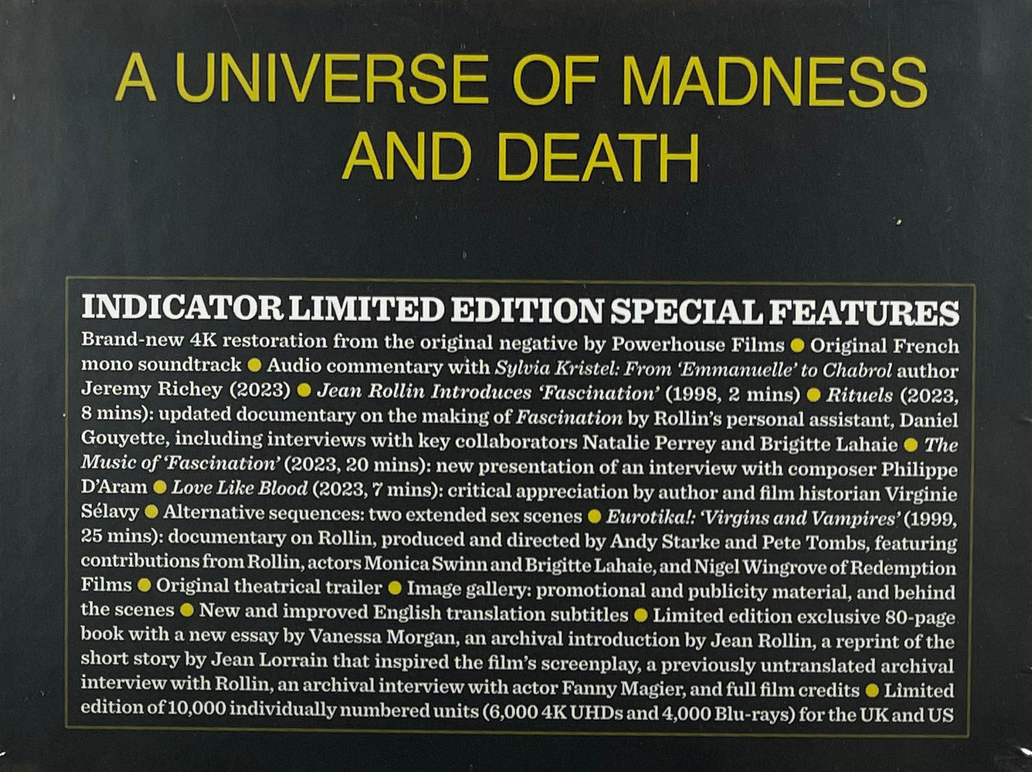 Fascination Blu-Ray - Limited Edition