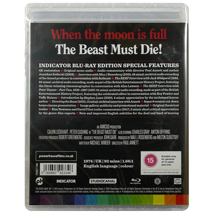The Beast Must Die Blu-Ray