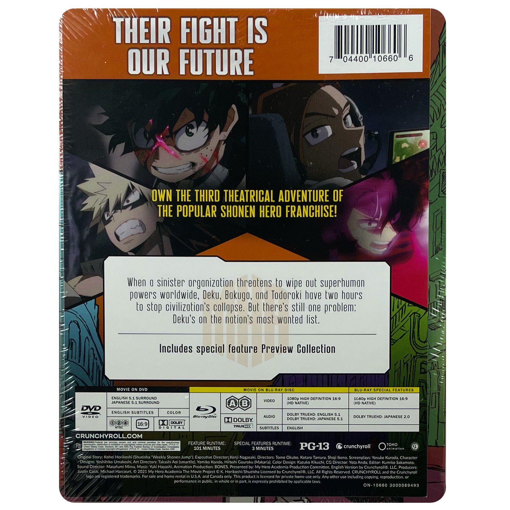 My Hero Academia: World Heroes' Mission - Blu-ray + DVD