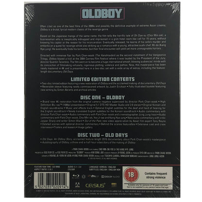 Oldboy Special Edition Two-Disc Set Blu-Ray