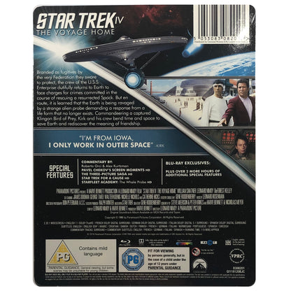 Star Trek IV : The Voyage Home Blu-Ray Steelbook - Light Scratch