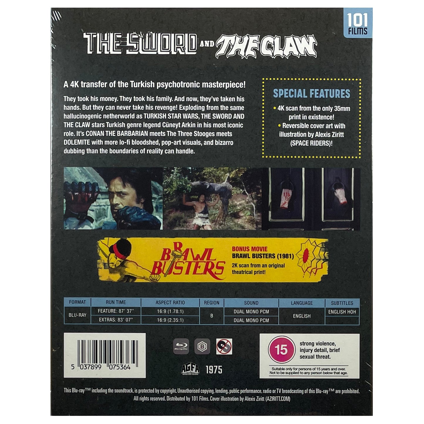 The Sword and the Claw Blu-Ray