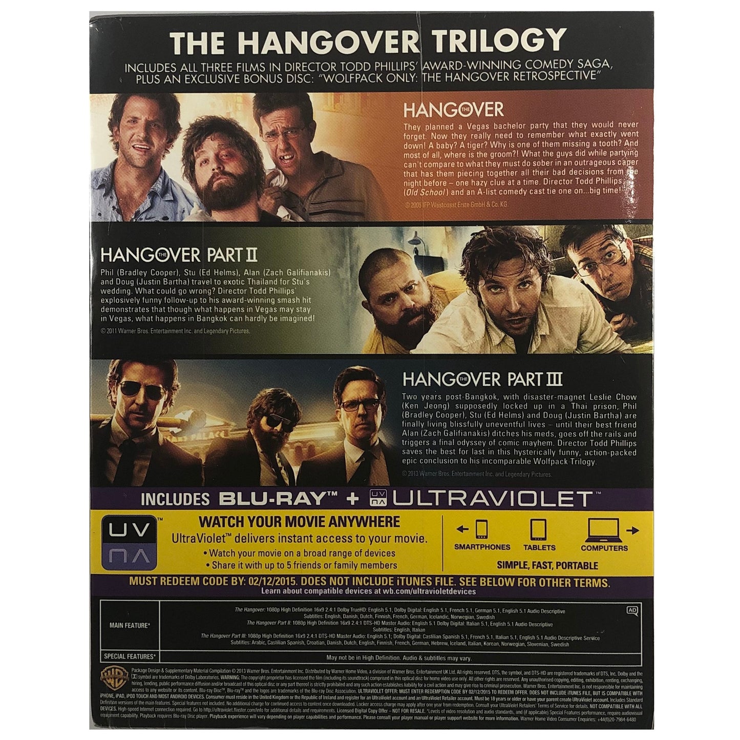 The Hangover Trilogy Blu-Ray Box Set