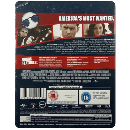 Public Enemies Blu-Ray Steel Pack