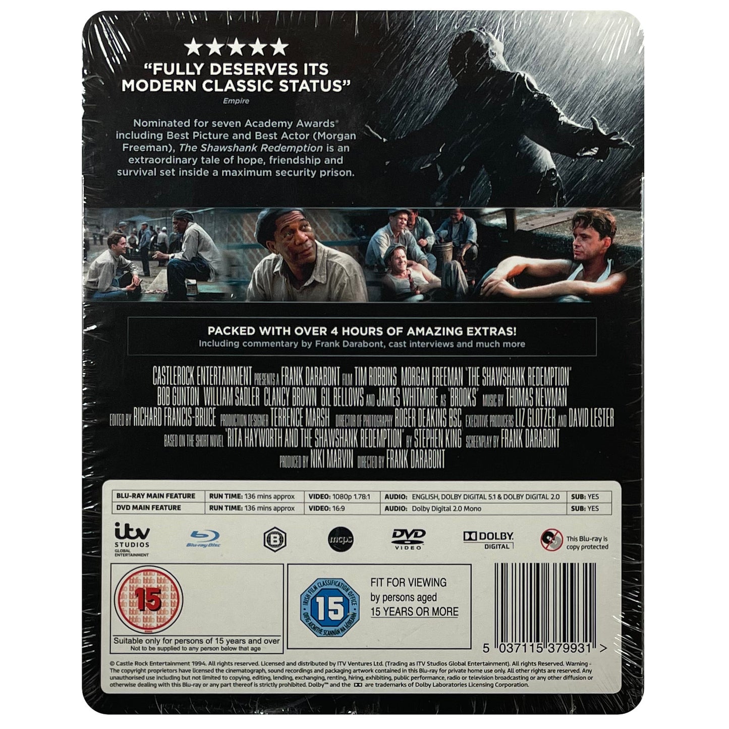 The Shawshank Redemption Blu-Ray Steelbook