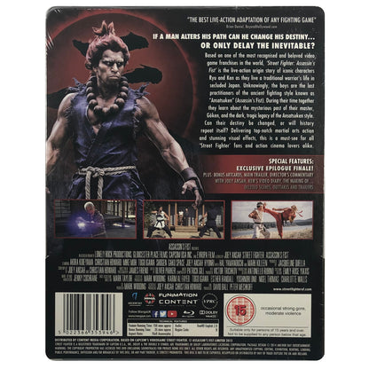 Street Fighter Assassins Fist Blu-Ray Steelbook **Scratching on Cover**