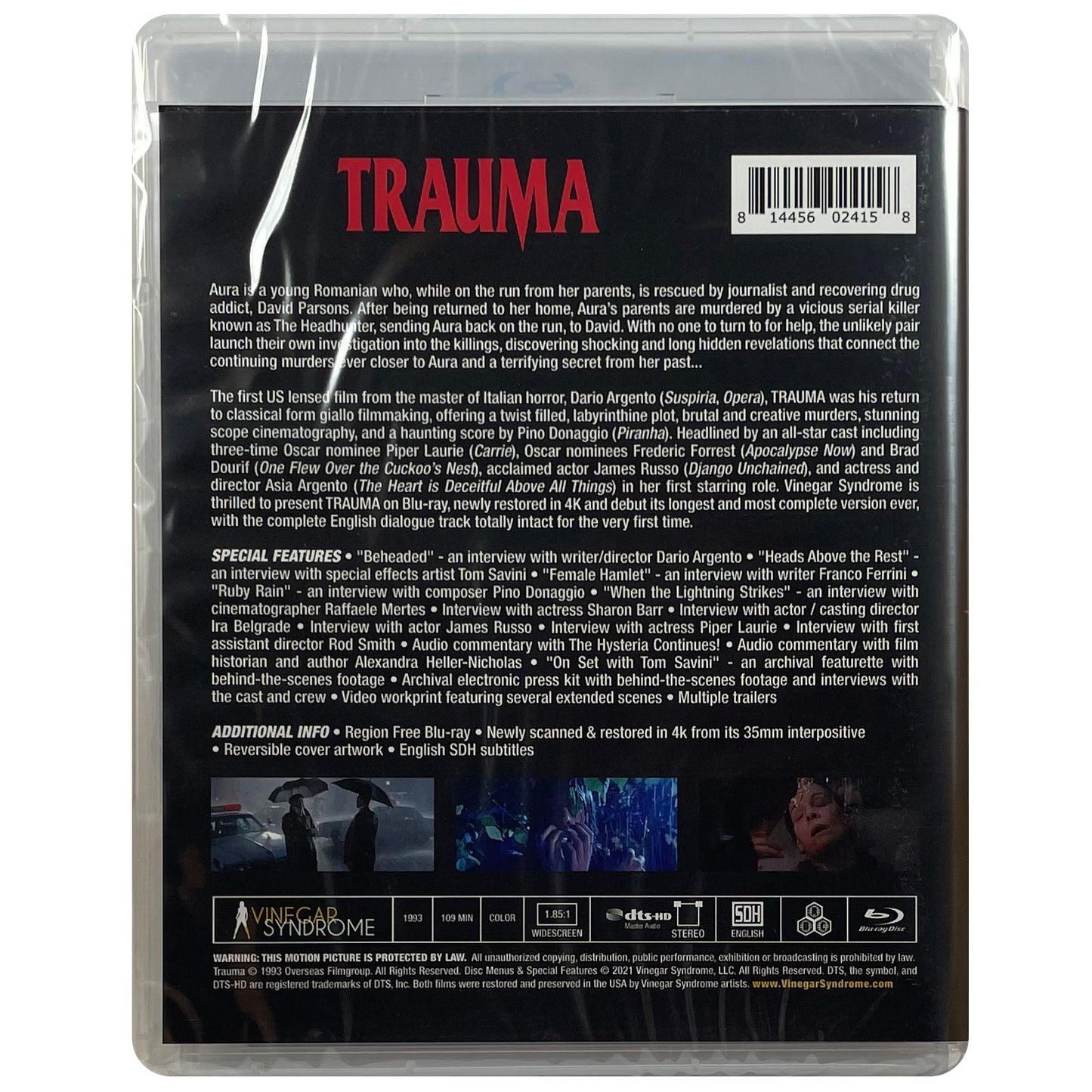 Trauma Blu-Ray
