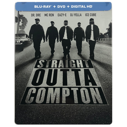 Straight Outta Compton Blu-Ray Steelbook - Light Dents on Cover