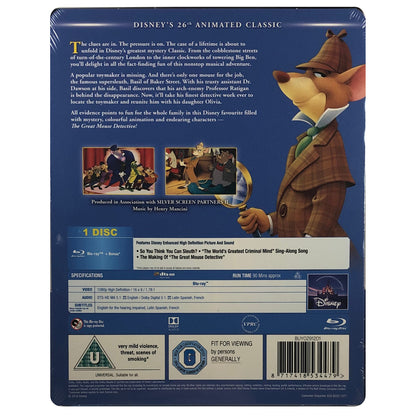 The Great Mouse Detective Blu-Ray Steelbook