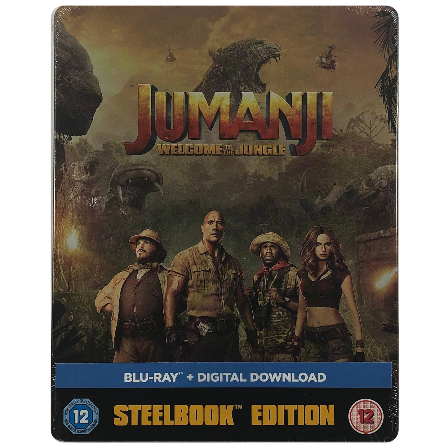 Jumanji: Welcome to the Jungle Blu-Ray Steelbook