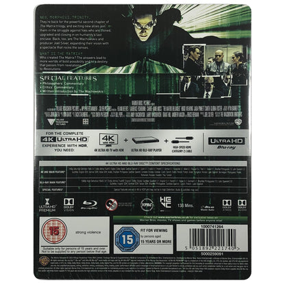 The Matrix Reloaded 4K Steelbook