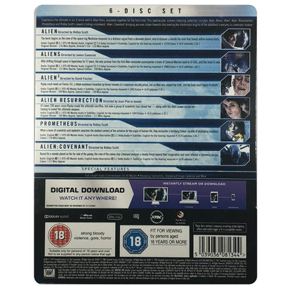 Alien 6 Film Collection Blu-Ray Steelbook