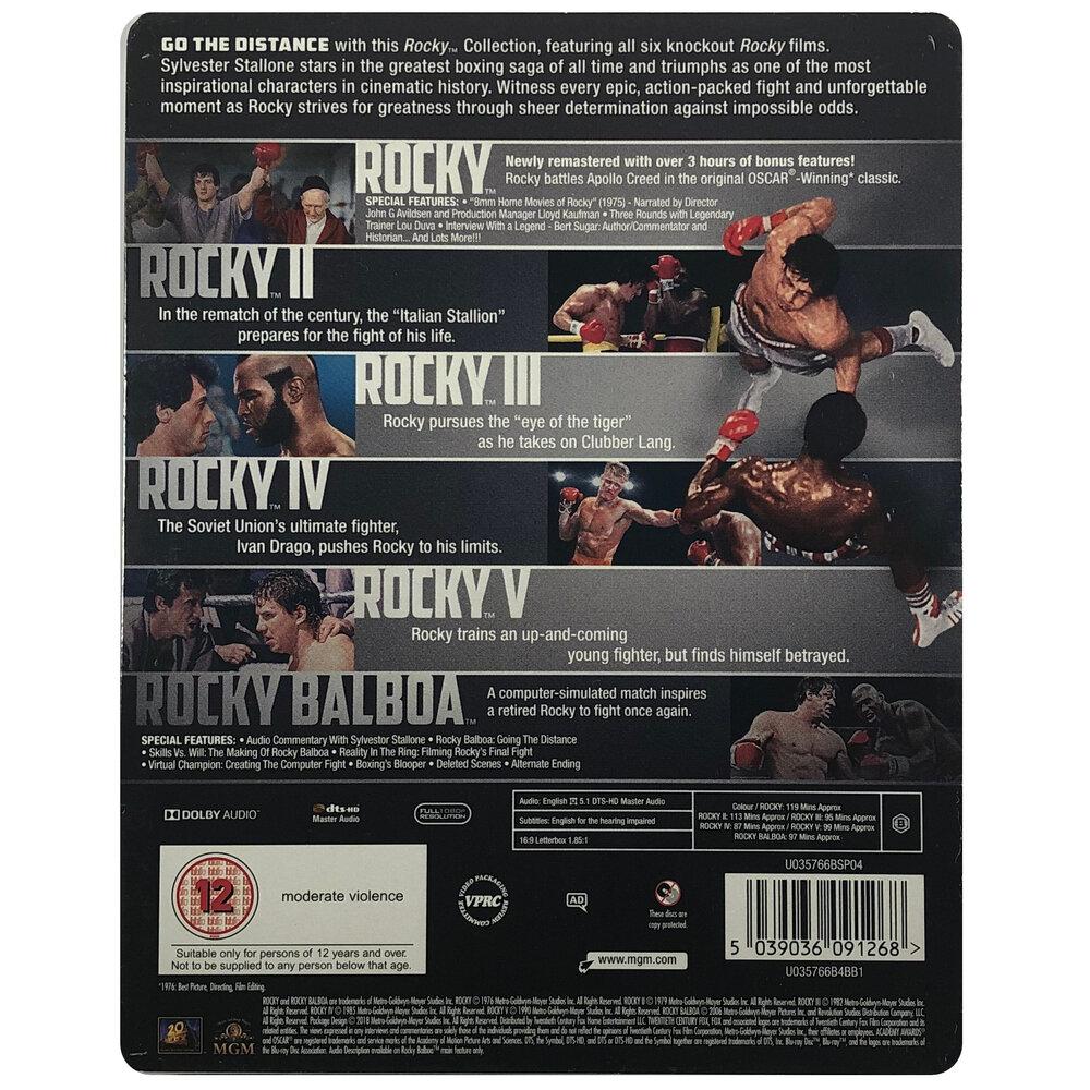 The Rocky Collection (1 - 6) Blu-Ray Steelbook