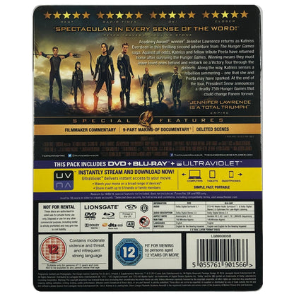 The Hunger Games: Catching Fire Blu-Ray Steelbook