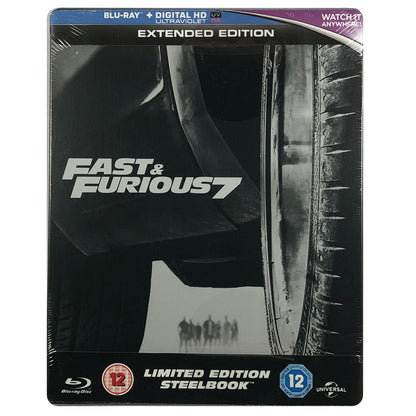 Fast And Furious 7 Blu-Ray Steelbook