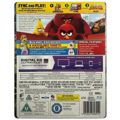 The Angry Birds Movie Blu-Ray Steelbook