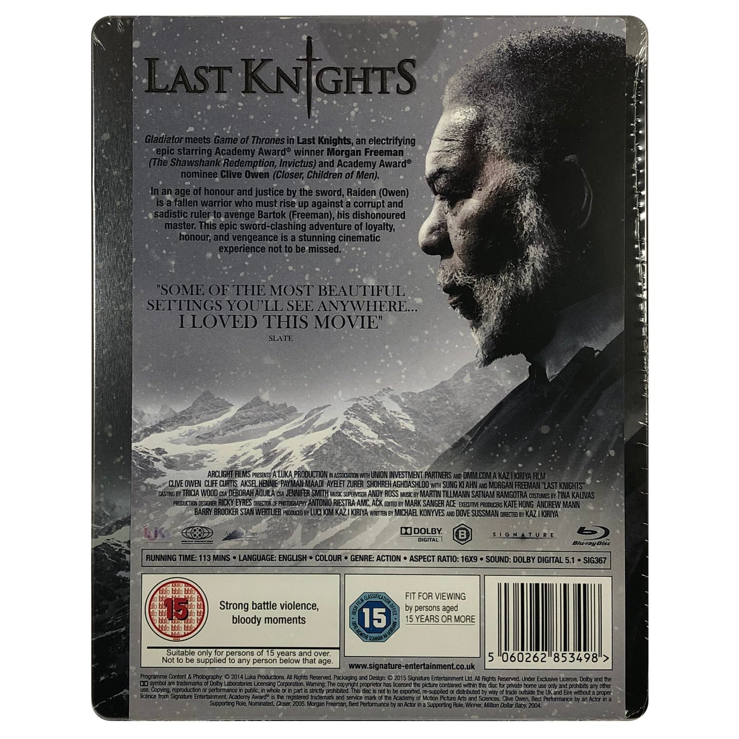 Last Knights Blu-Ray Steelbook