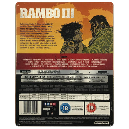 Rambo 3 4K Steelbook