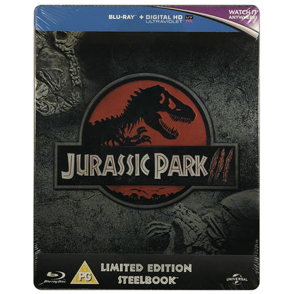 Jurassic Park 3 Blu-Ray Steelbook