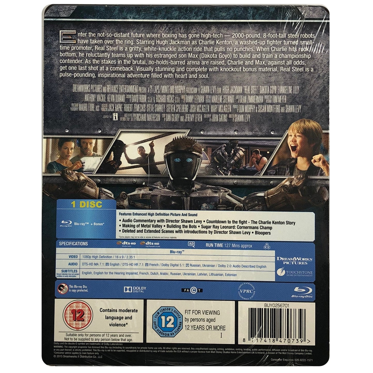 Real Steel Blu-Ray Steelbook
