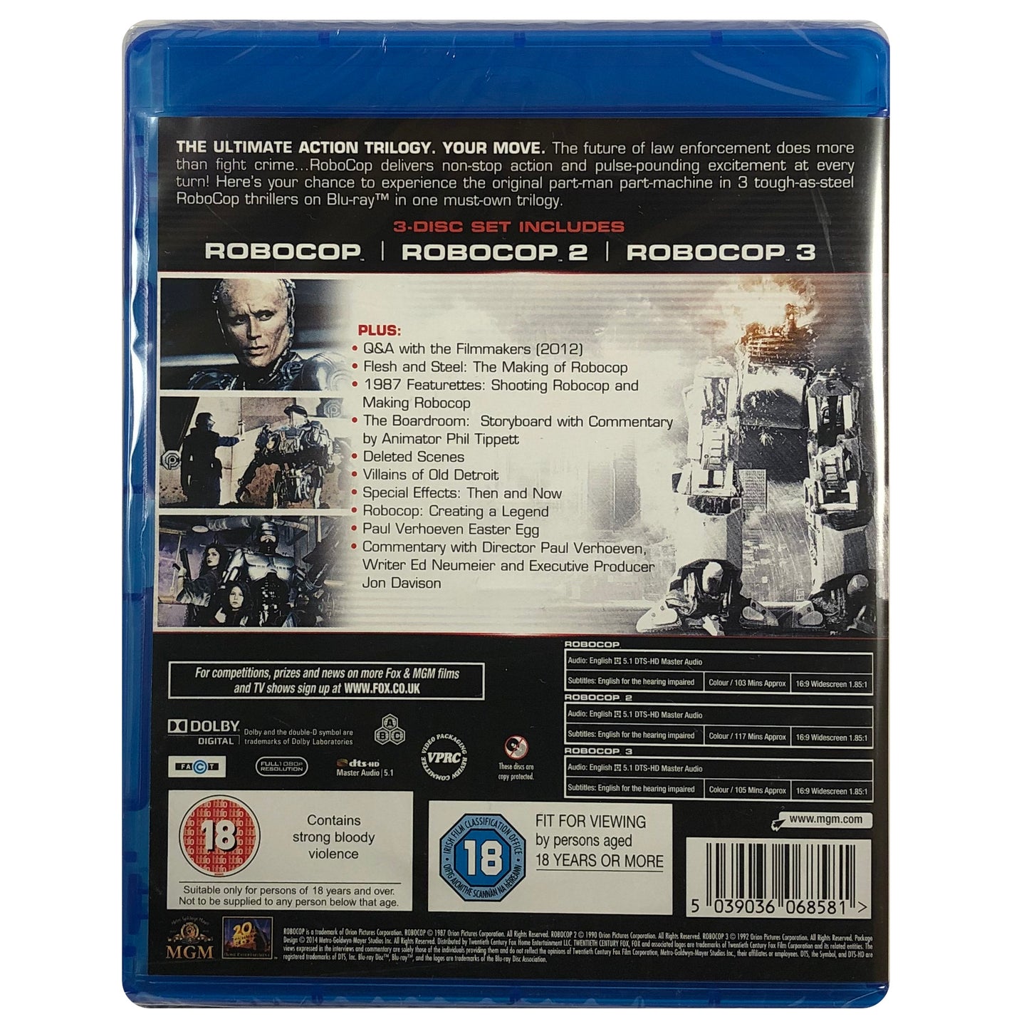 Robocop Trilogy Blu-Ray Box Set