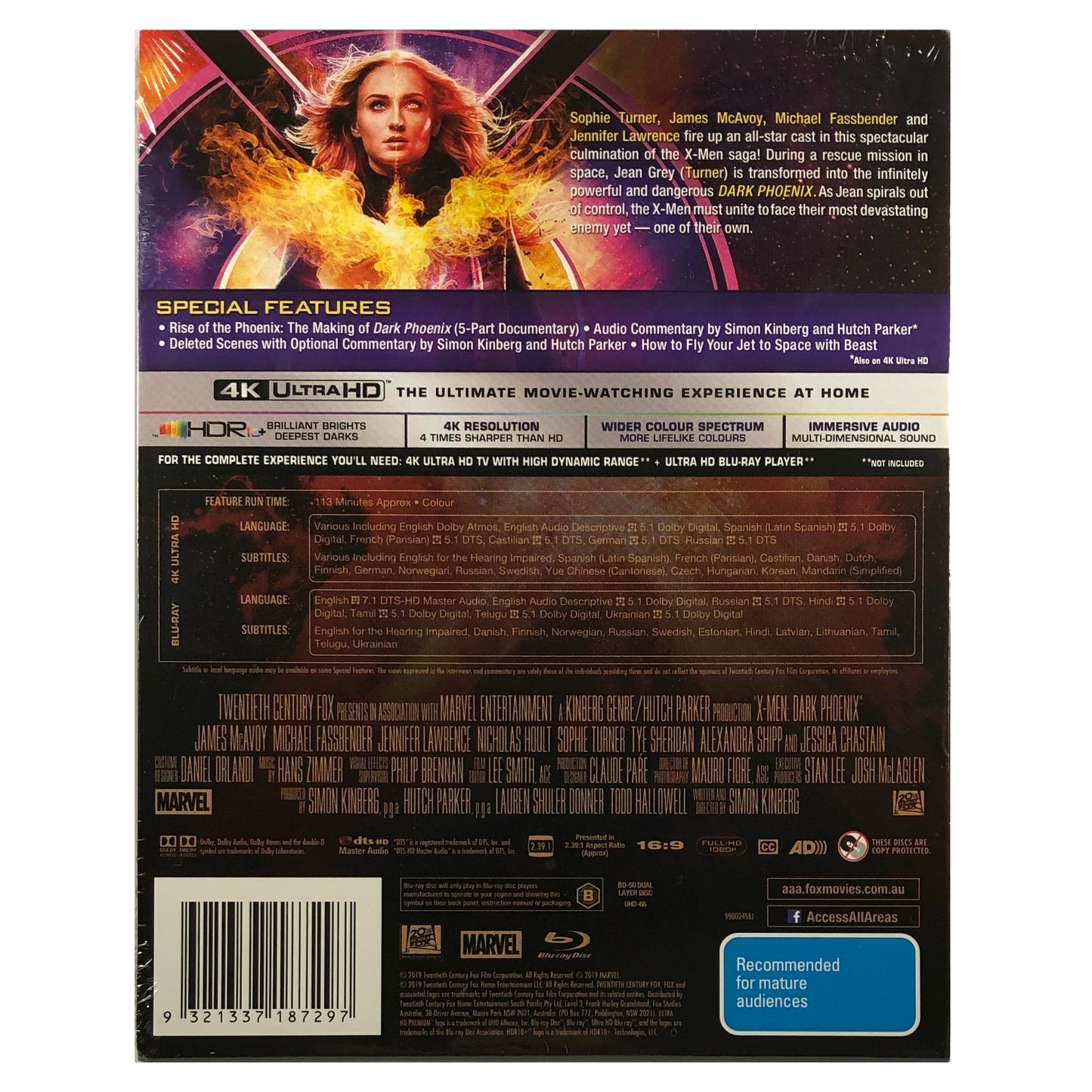 X-Men: Dark Phoenix 4K Steelbook