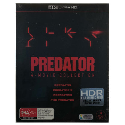 Predator 4 Movie Collection 4K Box Set
