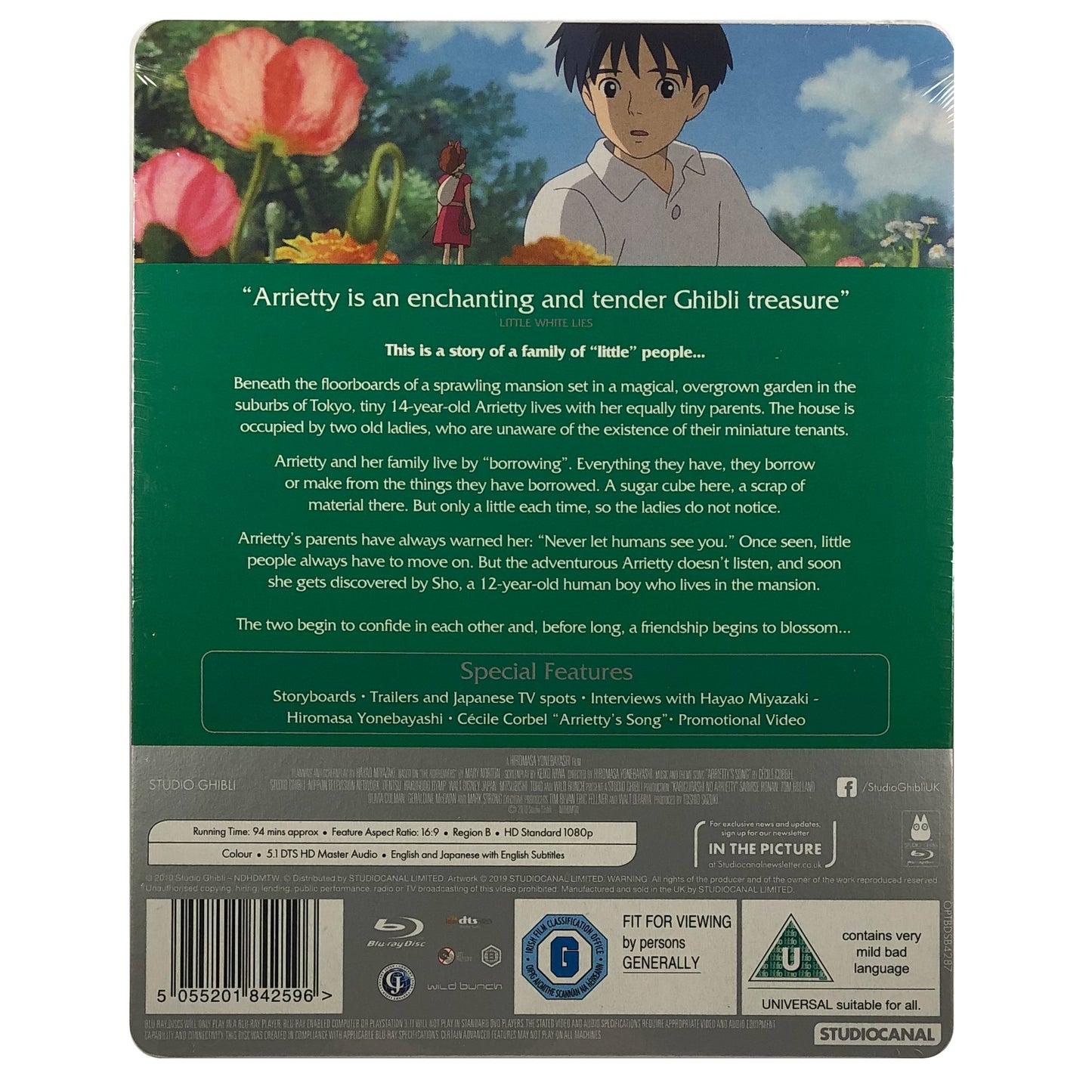 Arrietty Blu-Ray Steelbook
