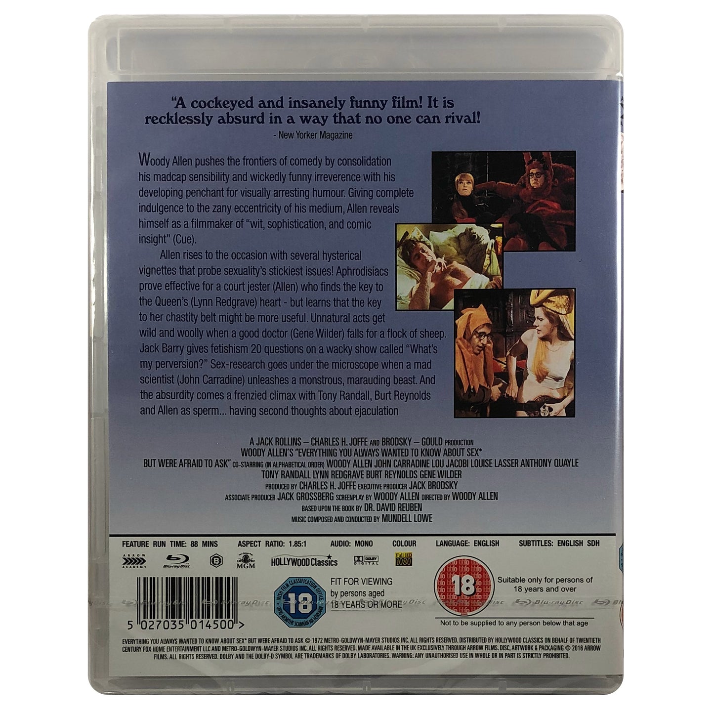 Everything You Always Wanted to Know About Sex but Were Afraid To Ask Blu-Ray