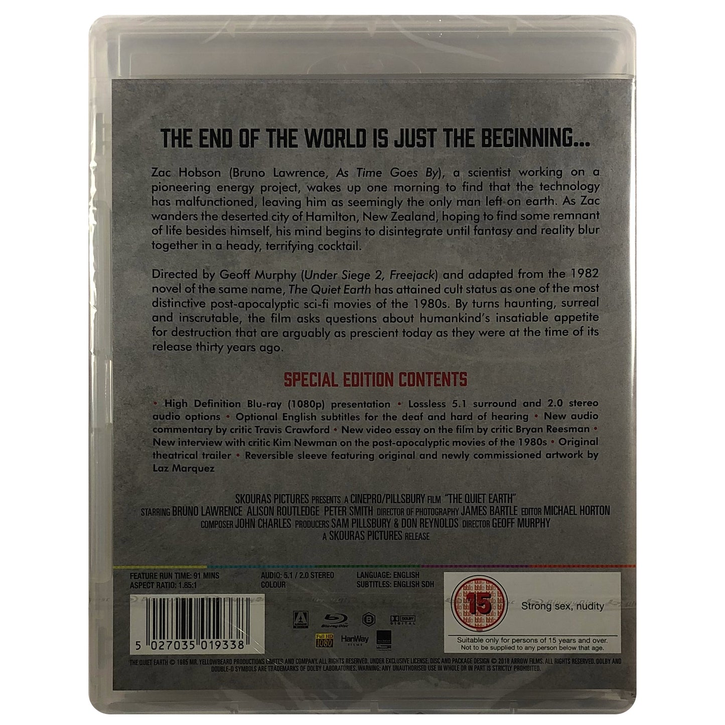 The Quiet Earth Blu-Ray