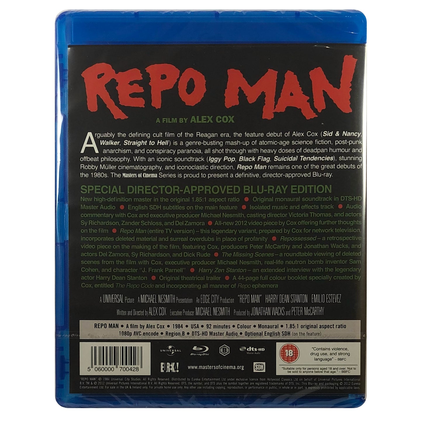 Repo Man Blu-Ray (Masters of Cinema)