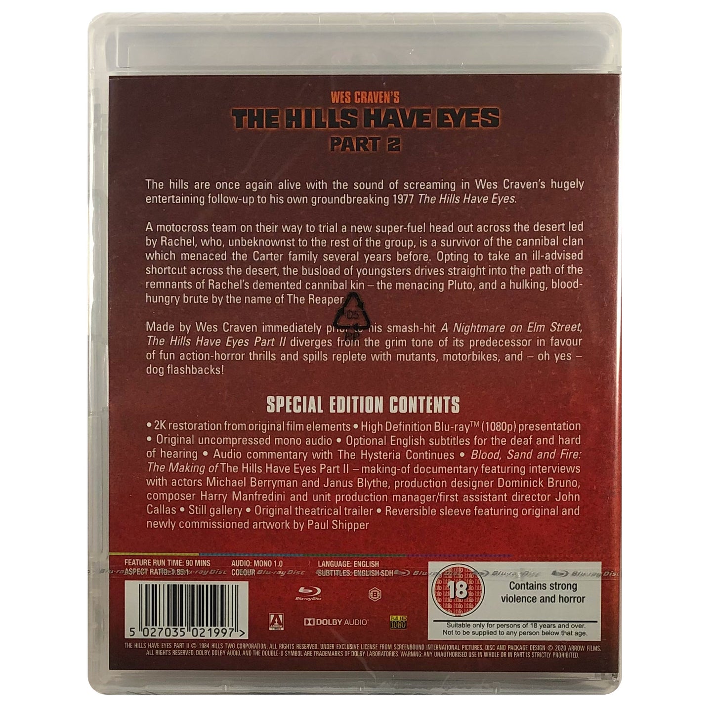 The Hills Have Eyes Part 2 Blu-Ray