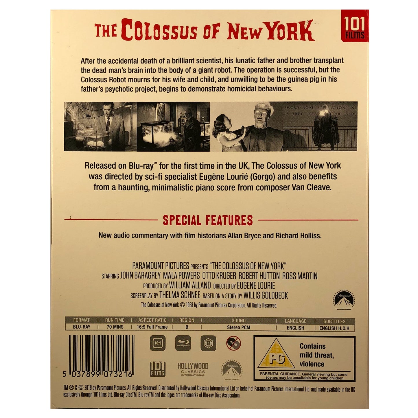 The Colossus of New York Blu-Ray
