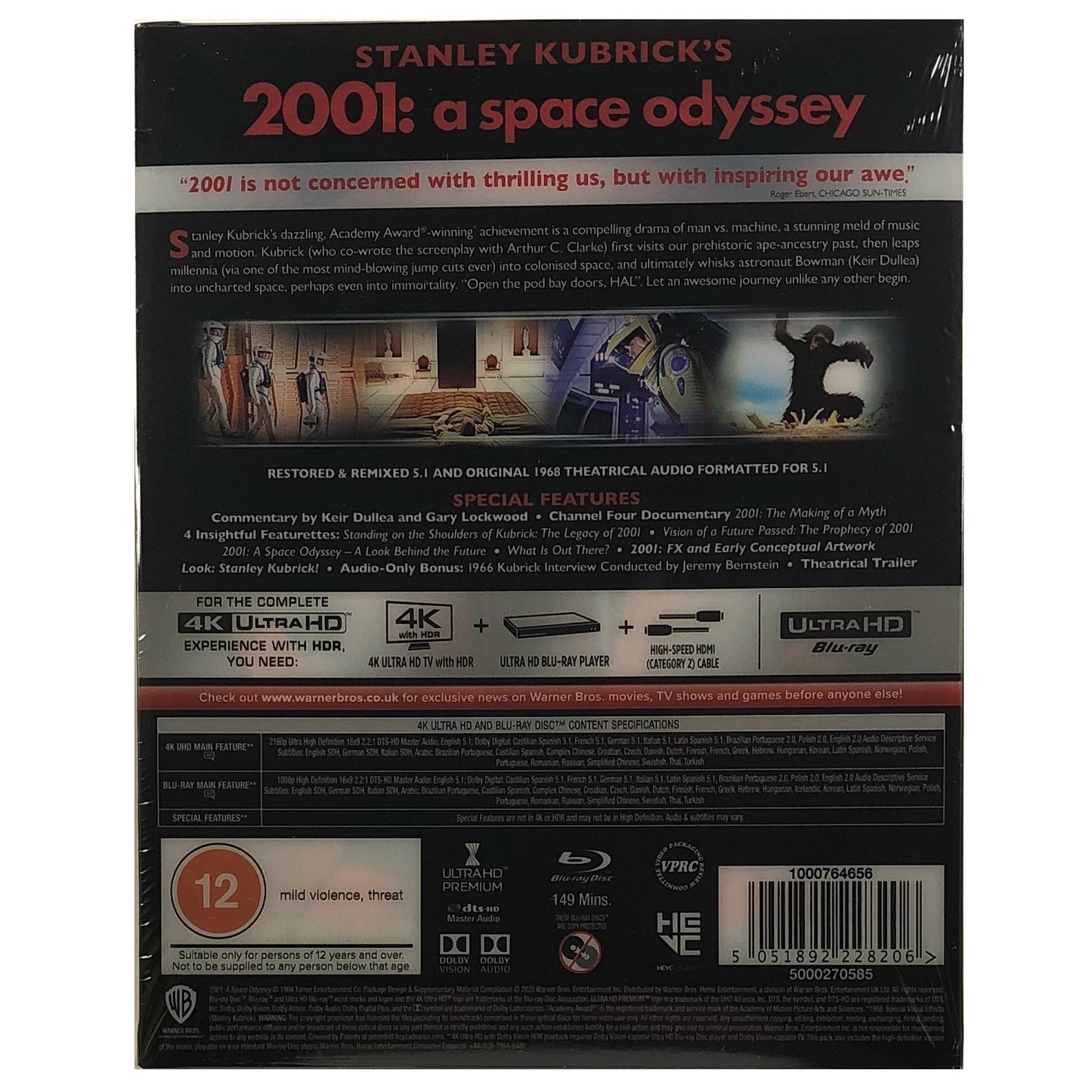2001: A Space Odyssey 4K Steelbook - Titans of Cult Release