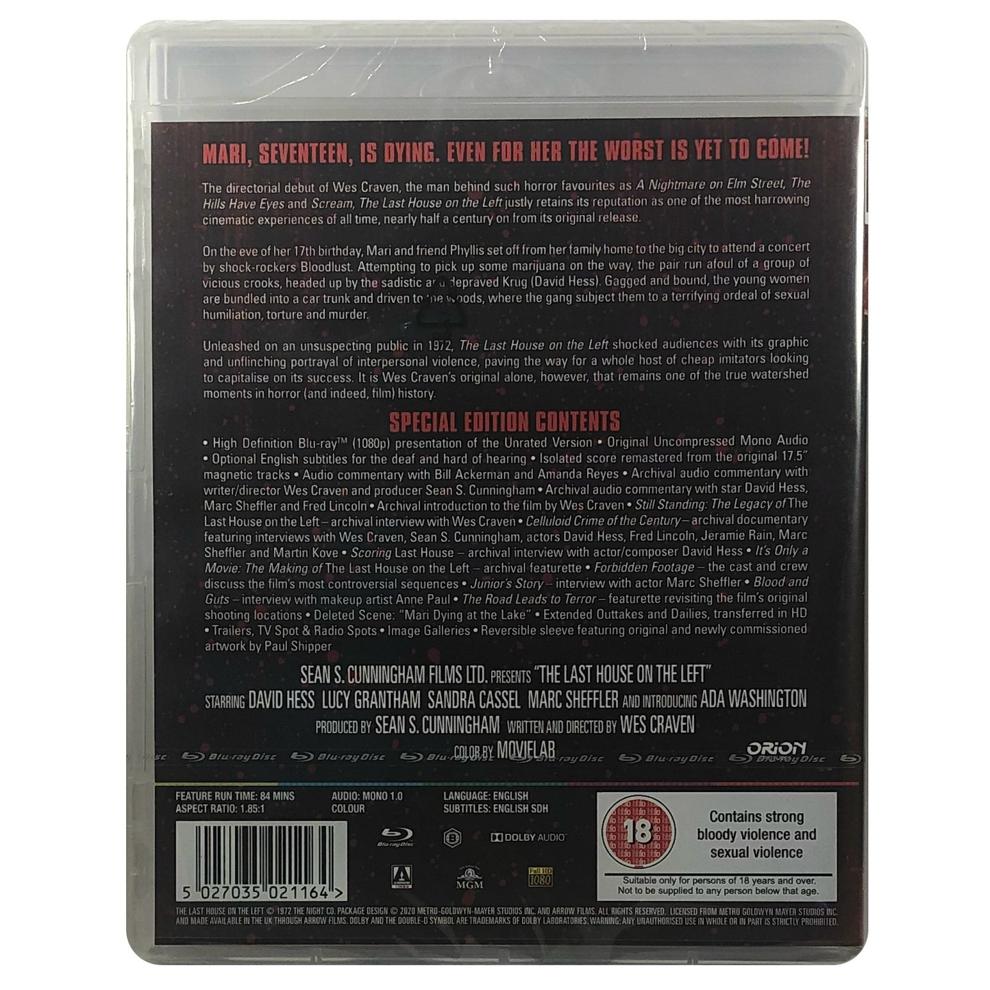 The Last House On The Left Blu-Ray